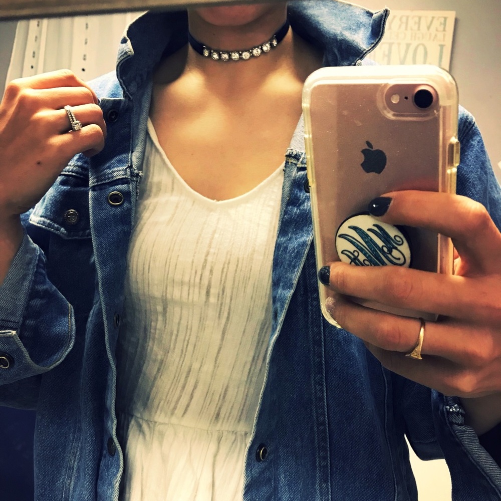 Black Velvet Diamond Choker